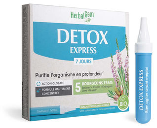 Herbalgem Express-Entgiftungskur Kräuter-Komplex in Ampullen 7 x 10 ml – Bild 1 von 1