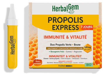 Herbalgem Propolis Express Flüssige Lösung 7 x 10 ml – Bild 1 von 1