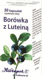 HERBAPOL KRAKAU Heidelbeere mit Lutein und Ringelblume Kapseln 30 Stück – Bild 1 von 1