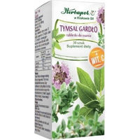 Produktbild von Herbapol Tymsal Gardło Lutschtabletten mit Ascorbinsäure 30 Stück zuckerhaltig
