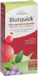 Herbaria Blutquick Saft mit Eisen und Vitaminen Bio glutenfrei 500 ml – Bild 1 von 4
