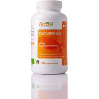 Produktbild von HerbBio Curcumin Bio 650mg Kapseln vegan 180 Stück