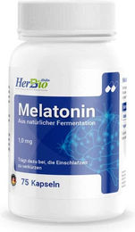 HerbBio Melatonin Kapseln vegan und vegetarisch – Bild 1 von 1