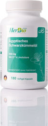 HerbBio Schwarzkümmelöl Kapseln 500 mg 180 Stück – Bild 1 von 1