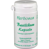 Produktbild von Herbosus Basilikum Kapseln vegan 60 Stück