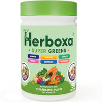 Produktbild von Herboxa Super Greens Superfood-Mischung Pulver vegan glutenfrei ohne Zusatzstoffe 50 Portionen