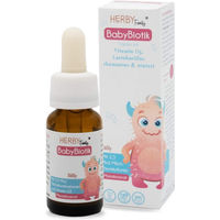 Produktbild von Herby Family BabyBiotik Tropfen mit Vitamin D3 und probiotischen Kulturen für Babys, Kinder, Schwangere und Stillende