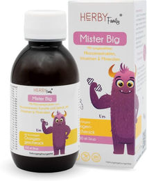 Herby Family Mister Big Multi-Vitamine für Kinder flüssig vegan und vegetarisch – Bild 1 von 3