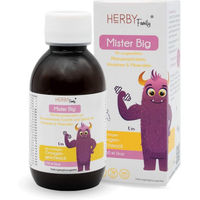 Produktbild von Herby Family Mister Big Multi-Vitamine für Kinder flüssig vegan und vegetarisch