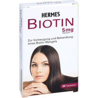 Produktbild von Hermes Biotin 5 mg Tabletten 30 Stück