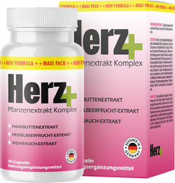 Herzena Herz Plus Kapseln glutenfrei und laktosefrei 90 Kapseln – Bild 1 von 3
