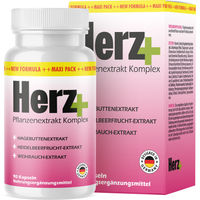 Produktbild von Herzena Herz Plus Kapseln glutenfrei und laktosefrei 90 Kapseln