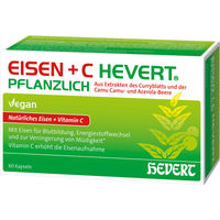 Produktbild von Hevert Eisen + C Kapseln mit pflanzlichem Ursprung 60 Stück
