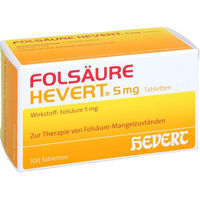 Produktbild von Hevert Folsäure 5 mg Tabletten 100 Stück für Schwangere und Stillende
