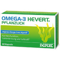 Produktbild von Hevert Omega-3 pflanzlich vegan Weichkapseln 60 Stück
