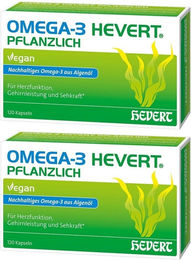 HEVERT Omega-3 pflanzlich Weichkapseln vegan 120 Stück – Bild 1 von 1