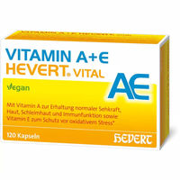 Produktbild von Hevert Vital Vitamin A + E Kapseln für Erwachsene und Heranwachsende 120 Stück