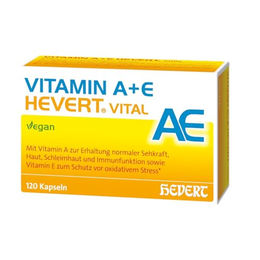 Hevert Vital Vitamin A+E Kombination Kapseln für Erwachsene 120 Stück – Bild 1 von 1