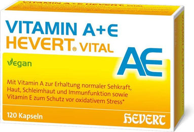Hevert Vital Vitamin-Kombination Kapseln vegan laktosefrei glutenfrei 120 Stück – Bild 1 von 1