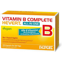 Produktbild von Hevert Vitamin B Complete B-Komplex Kapseln vegan 120 Stück