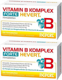Hevert Vitamin B Komplex forte Tabletten vegan für Sportler, Senioren sowie Schwangere und Stillende – Bild 1 von 1