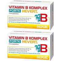 Produktbild von Hevert Vitamin B Komplex forte Tabletten vegan für Sportler, Senioren sowie Schwangere und Stillende