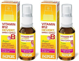 Hevert Vitamin B12 Direkt-Spray vegan zuckerfrei laktosefrei glutenfrei für Erwachsene und Senioren 30 ml – Bild 1 von 1