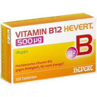 Produktbild von Hevert Vitamin B12 Tabletten 500 µg vegan vegetarisch 120 Stück