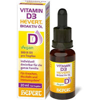Produktbild von Hevert Vitamin D3 Bioaktiv Öl Tropfen vegan für Erwachsene und Kinder