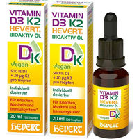 Produktbild von Hevert Vitamin D3 K2 Bioaktiv Öl Tropfen Vegan Ohne Zusatzstoffe