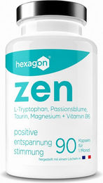 Hexagon ZEN Anti-Stress Kapseln mit Bisglycinat – Bild 1 von 2