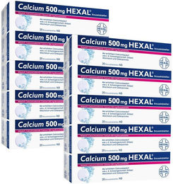 HEXAL Calcium 500 mg zuckerfreie Brausetabletten – Bild 1 von 1