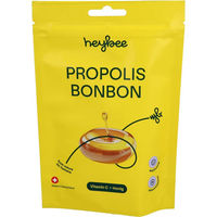 Produktbild von heybee Propolis Bonbons zuckerfrei mit Honig und Vitamin C 65 g