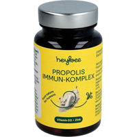 Produktbild von HEYBEE Propolis Immun-Komplex Kapseln vegan glutenfrei 60 Stück