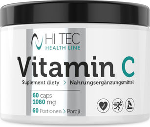 HI TEC HEALTH LINE Vitamin C mit Ascorbinsäure 60 Kapseln – Bild 1 von 5