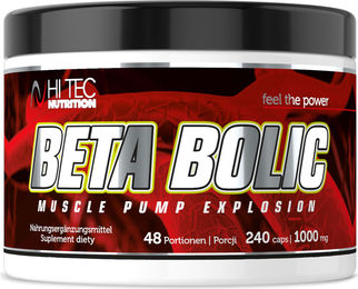 Hi Tec Nutrition Beta Bolic Kapseln mit Creatin-Matrix, Beta-Alanin und Taurin 240 Stück – Bild 1 von 7