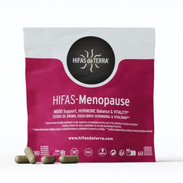 HIFAS DA TERRA HIFAS-Menopause Kräuter-Komplex mit Reishi, Löwenmähne und Cordyceps Pilzextrakten, vegane Kapseln, 60 Stück – Bild 1 von 5