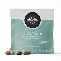 HIFAS DA TERRA HIFAS-Neuro Pilz Extrakt mit Löwenmähne und Chaga sowie Vitamin B6 und B12 Vegan Kapseln 60 Stück – Bild 1 von 9