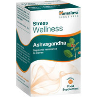 Produktbild von Himalaya Ashwagandha Stress Wellness Tabletten vegan ohne Zusatzstoffe 60 Stück