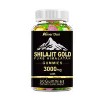 Produktbild von Himalayan Shilajit Gold Gummies 3000mg Nahrungsergänzungsmittel 60 Gummibärchen