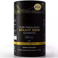 Produktbild von Himalayan Shilajit Gold Gummies mit Ashwagandha und Gokshura vegan 60 Stück