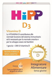 HiPP Vitamin D3 Tropfen für Kinder glutenfrei 5 ml – Bild 1 von 1