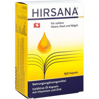 Produktbild von Hirsana Goldhirse-Öl Kapseln mit Zink, Biotin und Selen 150 Kapseln