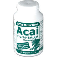 Produktbild von Hirundo Products Acai Frucht Extrakt 500 mg vegetarische Kapseln 120 Stück