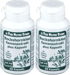 Hirundo Products Bockshornklee 300 mg Samenextrakt plus mit Zink, Biotin und Selen Kapseln 60 Stück – Bild 1 von 1