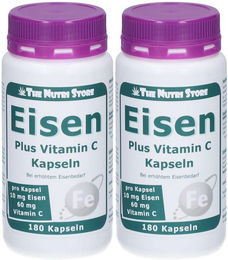 Hirundo Products Eisen 10 mg mit Vitamin C 60 mg aus Acerola und Hagebutte Kapseln 180 Stück für Sportler – Bild 1 von 1
