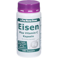 Produktbild von Hirundo Products Eisen 10 mg mit Vitamin C 60 mg Gluconat Kapseln für Sportler 180 Stück