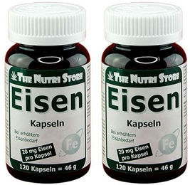 Hirundo Products Eisen Gluconat 20 mg Kapseln 120 Stück – Bild 1 von 1