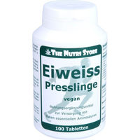 Produktbild von Hirundo Products Eiweiß Presslinge vegan ohne Zusatzstoffe 100 Stück