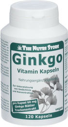 Hirundo Products Ginkgo Extrakt 60 mg Kapseln 120 Stück – Bild 1 von 1